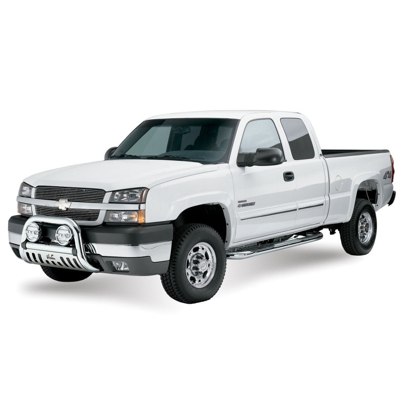 Westin 1999-2013 Chevy Silverado 1500 Crew Cab Signature 3 Nerf Step Bars - Chrome - Mammoth Racing -