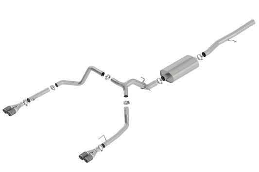 Borla 19 Chevrolet Silverado/GMC Sierra 1500 6.2L SS Touring Catback Exhaust - Carbon Fiber Tips - My Store
