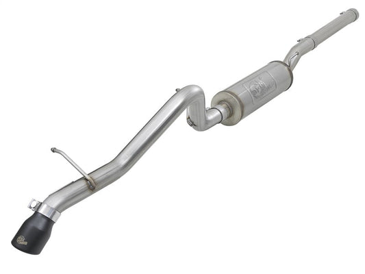 aFe MACH Force-Xp 2-1/2in 409 SS Hi-Tuck Cat-Back Exhaust w/Black Tip 07+ Jeep Wrangler JK 3.6L/3.8L - Mammoth Racing -