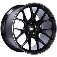 BBS CC-R 20x9 5x112 ET25 Satin Platinum Polished Rim Protector Wheel -82mm PFS/Clip Required - Mammoth Racing -