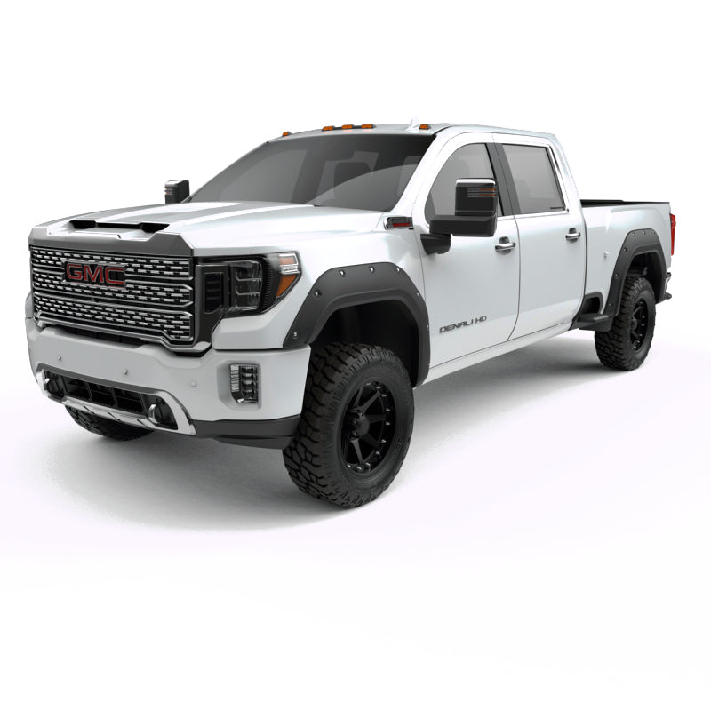 EGR 2020 GMC Sierra HD Bolt-On Style Black Fender Flare - Set - Mammoth Racing -