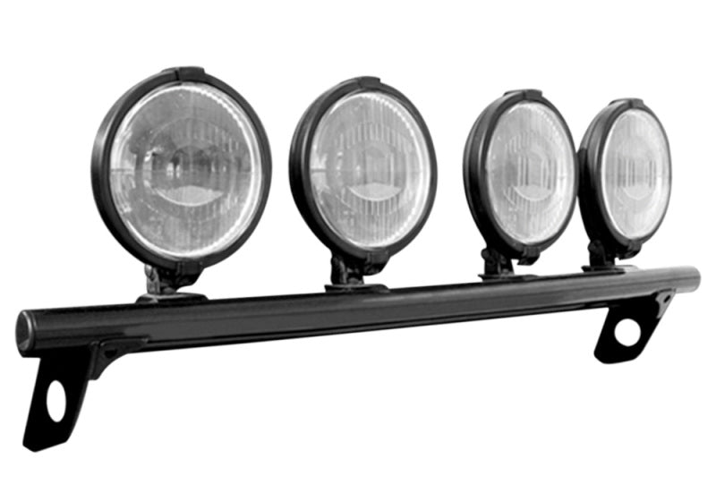 N-Fab Light Bar 04-09 Dodge Ram 2500/3500 - Tex. Black - Light Tabs - Mammoth Racing -