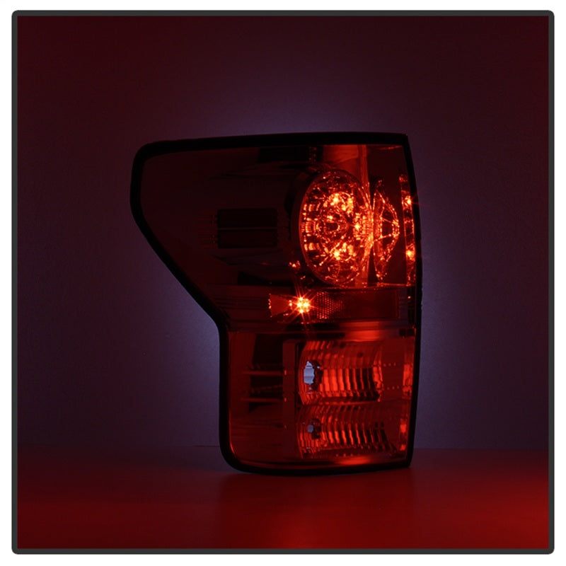 Spyder Toyota Tundra 07-13 LED Tail lights Red Clear ALT-YD-TTU07-LED-RC - Mammoth Racing -