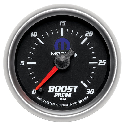 Autometer Mopar 52.4mm FSE 0-30 PSI Boost Gauge - My Store
