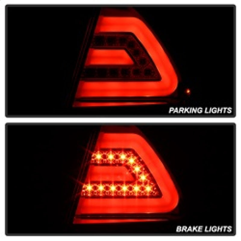 Spyder Chevy Impala 2006-2013 LED Tail Lights Red Clear ALT-YD-CHIP06-LED-RC - Mammoth Racing -