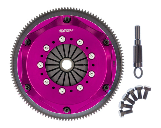 Exedy 1989-1993 Nissan Skyline GTR L6 Hyper Twin Cerametallic Clutch Sprung Center Disc Push Type - Mammoth Racing -