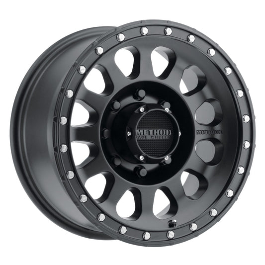 Method Mr315 18x9 +18mm Offset 8x180 130.81mm CB Matte Black Wheel - Mammoth Racing -