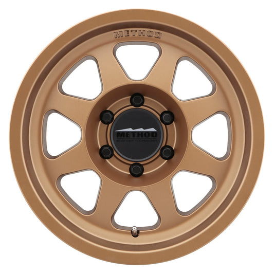 Method Mr701 17x8.5 0mm Offset 6x135 87mm CB Method Bronze Wheel - Mammoth Racing -
