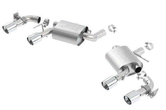 Borla 16 Chevy Camaro SS 6.2L w/ Dual NPP S-Type Quad RD RL Tips Dual Exit Rear Section Exhaust - My Store