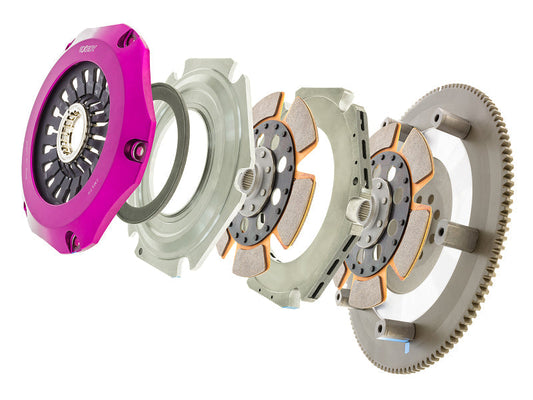 Exedy 04-14 Subaru WRX STi Twin Cerametallic Rigid Disc Hyper Multi Clutch - Mammoth Racing -
