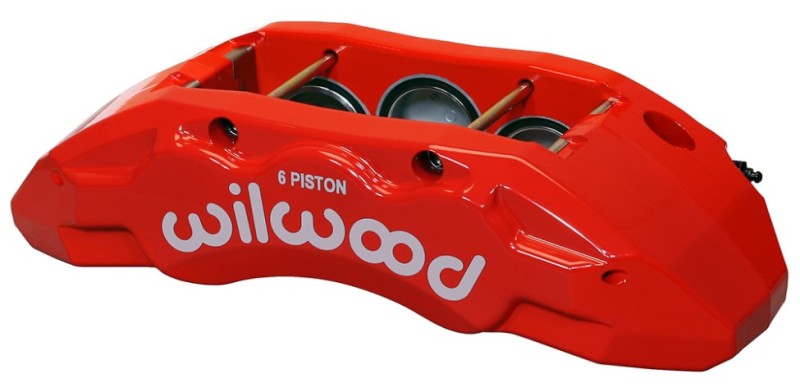 Wilwood Caliper-TX6R- R/H - Red 2.00/1.88/1.88in Pistons 1.38in Disc - Mammoth Racing -