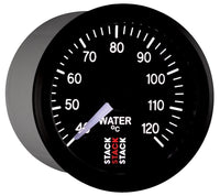 Autometer Stack 52mm 40-120 Deg C 1/8in Nptf Male Pro Stepper Motor Water Temp Gauge - Black - My Store