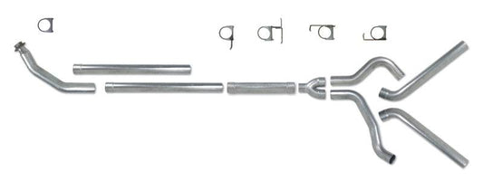 Diamond Eye KIT 4in TB MFLR RPLCMENT PIPE DUAL AL: 94-02 DODGE CUMMINS 5.9L - Mammoth Racing -