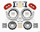 Wilwood Narrow Superlite 6R Front Hat Kit 14.00in Drilled Red 1999-2012 Subaru WRX w/Lines - Mammoth Racing -