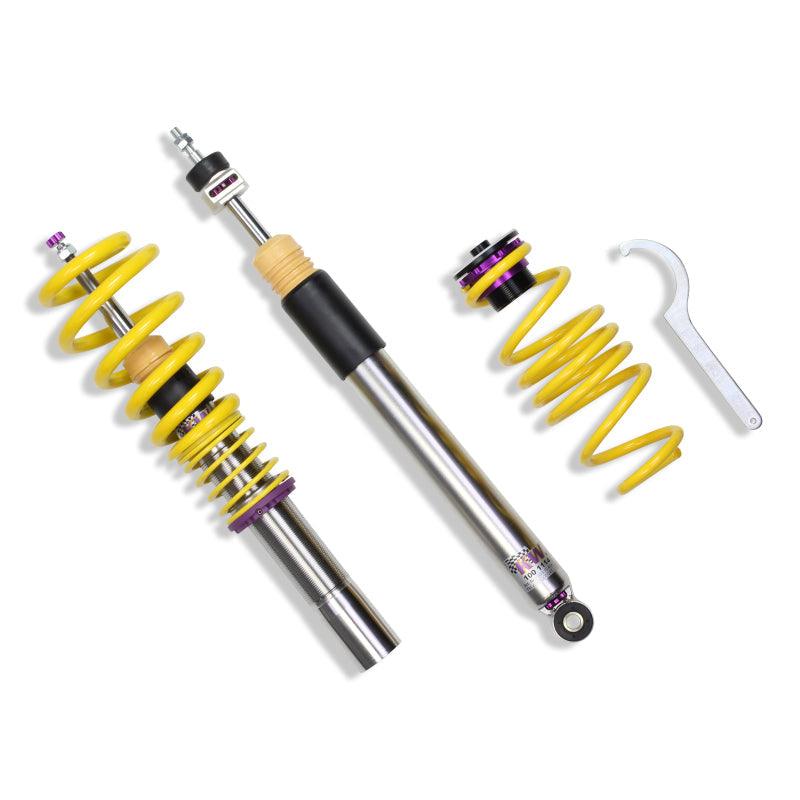 KW Coilover Kit V3 Audi A4 S4 (8K/B8) w/o electronic dampening controlSedan FWD + Quattro - Mammoth Racing -