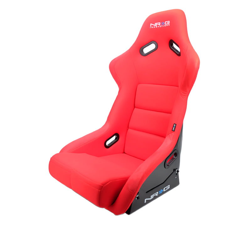 NRG FRP Bucket Seat (Red Cloth) - Large - My Store
