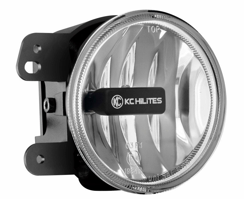 KC HiLiTES 07-09 Jeep JK Gravity G4 LED Light 10w Sae/ece Clear Fog Beam (Single) - Mammoth Racing -