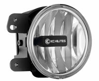 KC HiLiTES 07-09 Jeep JK Gravity G4 LED Light 10w Sae/ece Clear Fog Beam (Single) - Mammoth Racing -