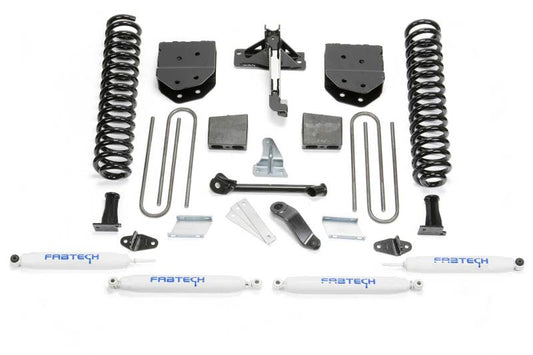 Fabtech 08-16 Ford F350/450 4WD 8 Lug 6in Basic Sys w/Perf Shks - My Store