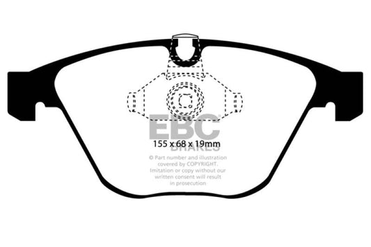 EBC 08-10 BMW M3 4.0 (E90) Redstuff Front Brake Pads - My Store