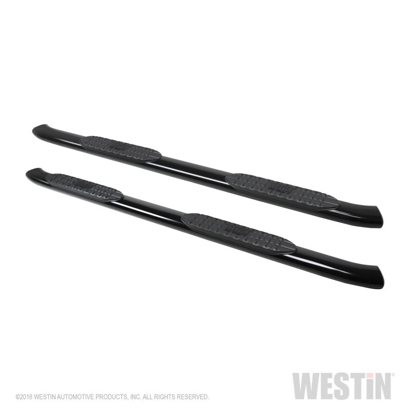 Westin 2019 Chevrolet Silverado/Sierra 1500 Crew Cab Non LD PRO TRAXX 5 Oval Nerf Step Bars - Black - Mammoth Racing -