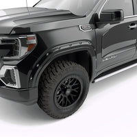 EGR 19-23 Gmc Sierra 1500 Painted To Code Traditional Bolt-On Look Fender Flares Black Set Of 4 - Mammoth Racing -