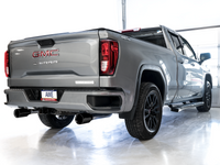 AWE Tuning 4th Gen GM 1500 5.3L 0FG Catback Split Rear Exit (Flat Bumper) - Dual Diamond Tips - Mammoth Racing -