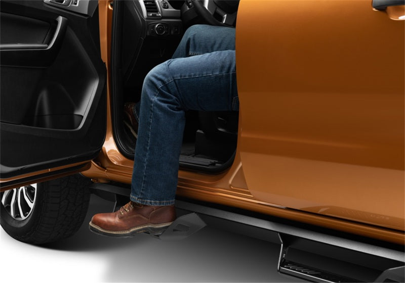 N-Fab Predator PRO 2019 Ford Ranger Crew Cab All Beds - Tex. Black - Cab Length - Mammoth Racing -