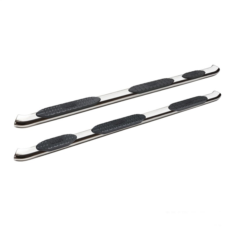 Westin 19-20 Ram 1500 Quad Cab w/ 6.5ft Bed PRO TRAXX 5 W2W Oval Nerf Step Bars - Stainless Steel - Mammoth Racing -
