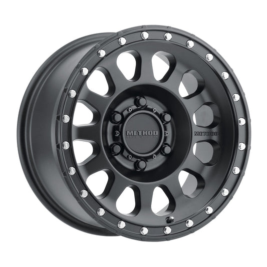 Method Mr315 17x8.5 0mm Offset 6x120 67mm CB Matte Black Wheel - Mammoth Racing -