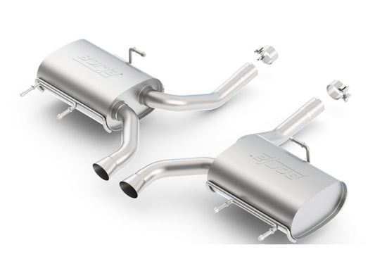 Borla 11-14 CTS Coupe V6 3.6L AT RWD/AWD Dual Ctr Rear Exit Touring Exhaust (REAR SECTION ONLY) - My Store