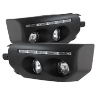 Spyder Toyota FJ Cruiser 07-14 Fog Lights With LED Daytime Running Lights w/swch Blk FL-DRL-TFJ07-BK - Mammoth Racing -