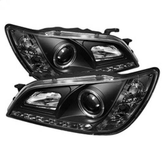 Spyder Lexus IS300 01-05 Projector Headlights Xenon/HID - LED Halo DRL Blk PRO-YD-LIS01-HID-DRL-BK - Mammoth Racing -