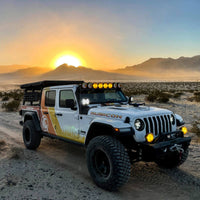 KC HiLiTES SlimLite 6in. LED Light 50w Spot Beam (Pair Pack System) - Black - Mammoth Racing -