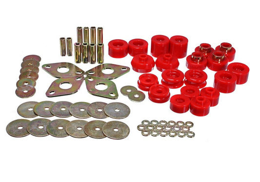 Energy Suspension 00-02 Toyota 4-Runner 2WD/4WD Red Body Mount Bushing Set - My Store