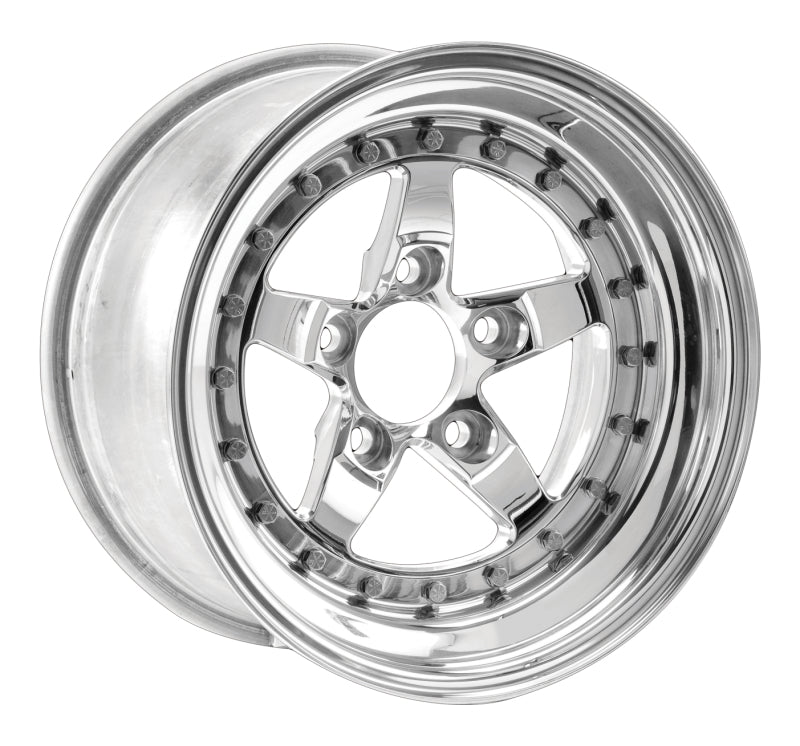 Weld Weldstar 15x8 / 5x4.5 BP / 4.5in. BS Polished Wheel - Non-Beadlock - Mammoth Racing -