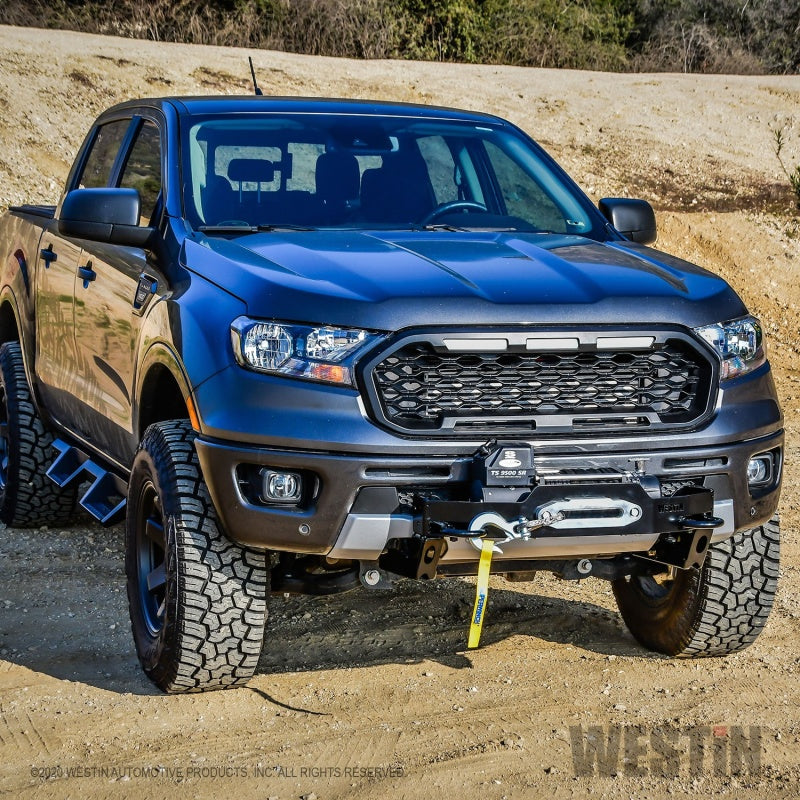 Westin 19-20 Ford Ranger MAX Winch Tray - Black - Mammoth Racing -