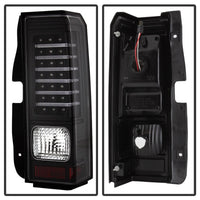 Xtune Hummer H3 06-09 ( Non H3T ) LED Tail Lights Black ALT-ON-HH306-LED-BK - Mammoth Racing -