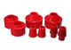 Energy Suspension 07-17 Jeep Wrangler (JK) Red Front & Rear Coil Spring Spacer 1-3/4in Lift Set - Mammoth Racing -