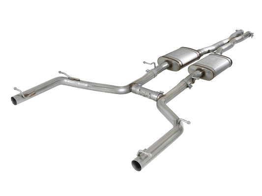 aFe MACH Force-Xp 2-1/2in 304 SS Cat-Back Exhaust 15-19 Dodge Challenger V6-3.6L - Raw Tip - Mammoth Racing -