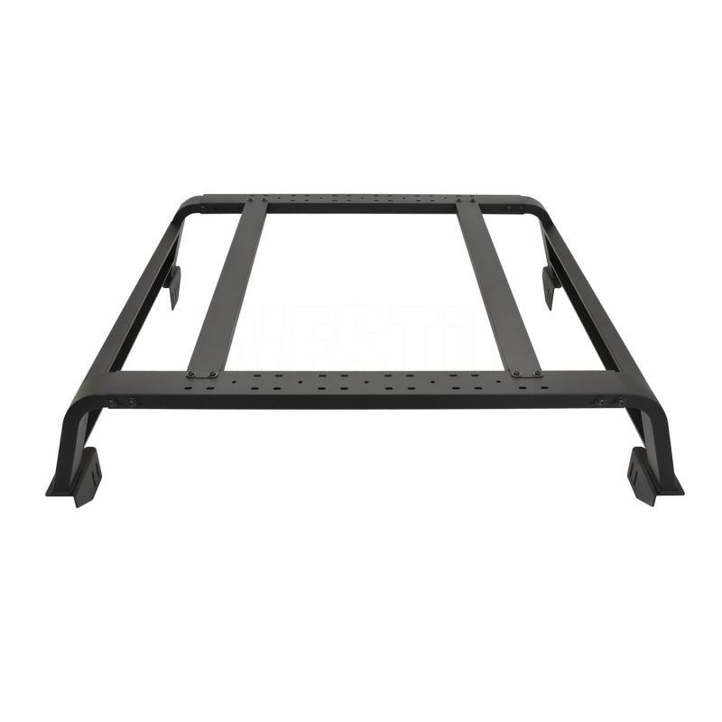 Westin 05-21 Toyota Tacoma 5ft Bed Overland Cargo Rack - Textured Black - Mammoth Racing -