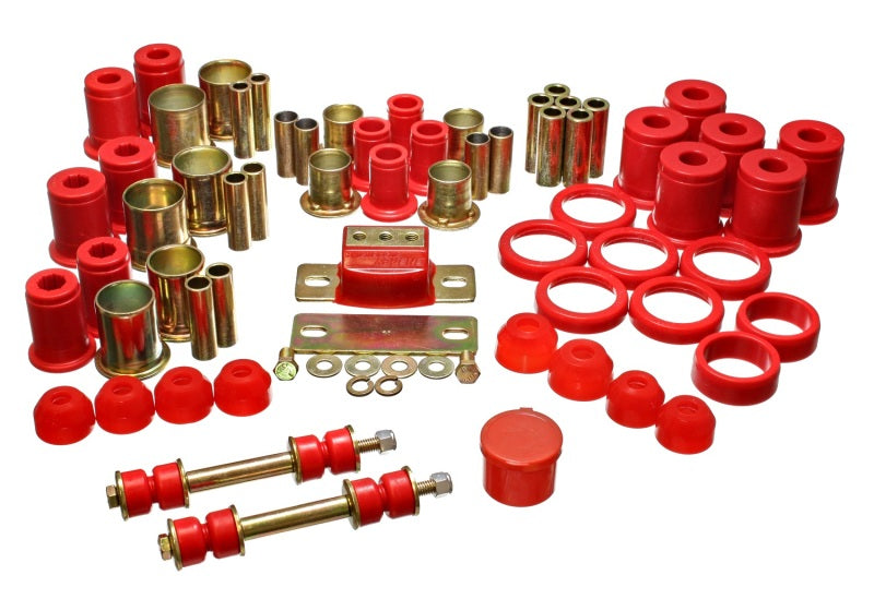 Energy Suspension 80-90 Chevrolet Belair/Biscayne/Caprice/Impala/Station Wagon Red Hyper-flex Master - Mammoth Racing -