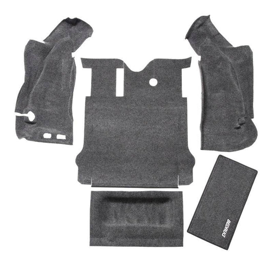BedRug 07-10 Jeep JK 2Dr Rear 5pc Cargo Kit (Incl Tailgate & Tub Liner) - Mammoth Racing -