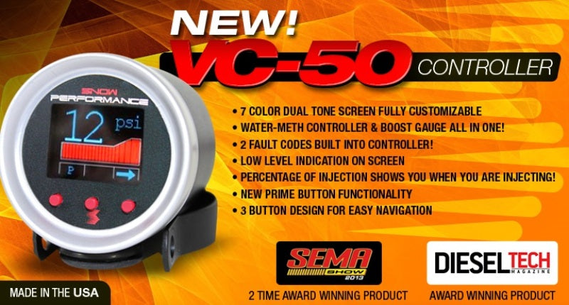 Snow Performance Cummins Stg 2 Boost Cooler Water Injection Kit (SS Braided Line & 4AN Fittings) - My Store