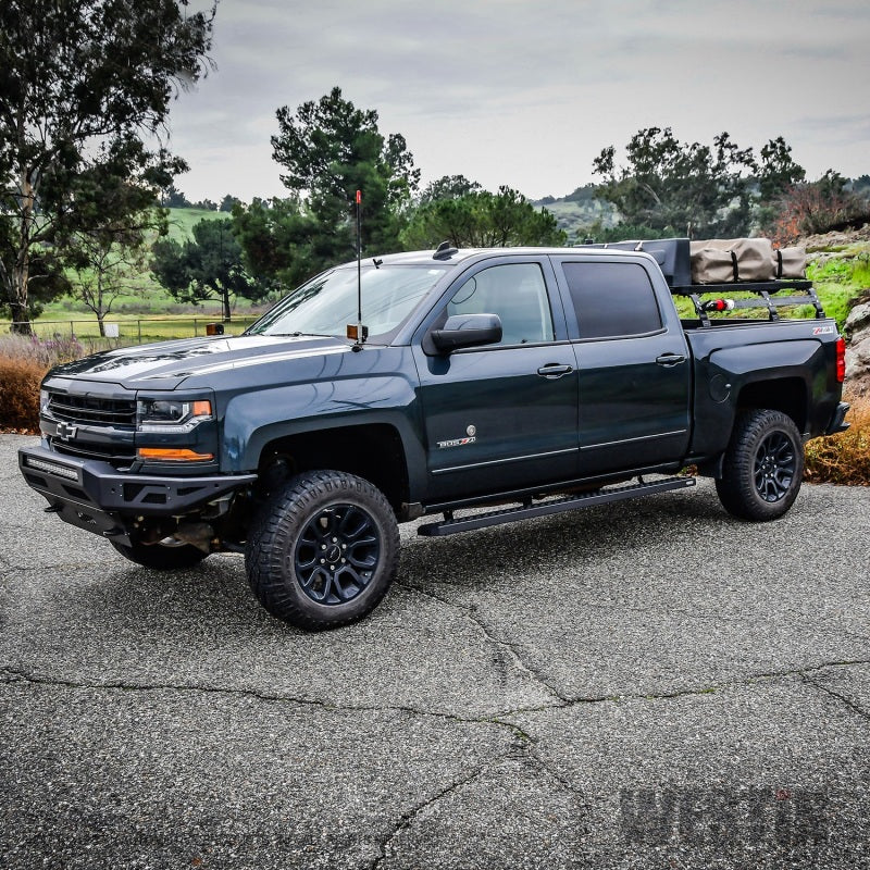 Westin Grate Steps Running Boards 86 in - Textured Black - Mammoth Racing -