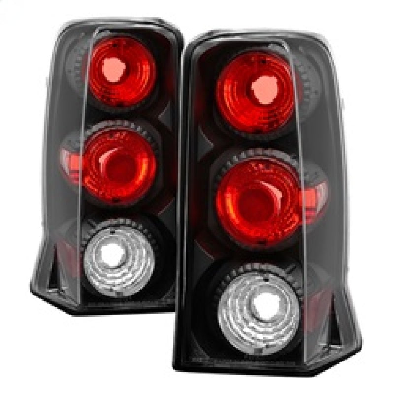 Spyder Cadillac Escalade SUV (Not EXT)02-06 Euro Style Tail Lights Black ALT-YD-CE02-BK - Mammoth Racing -