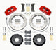 Wilwood Dynapro 6 Front Hat Kit 12.88in Red 2002-Up Mini Cooper w/ Lines - Mammoth Racing -