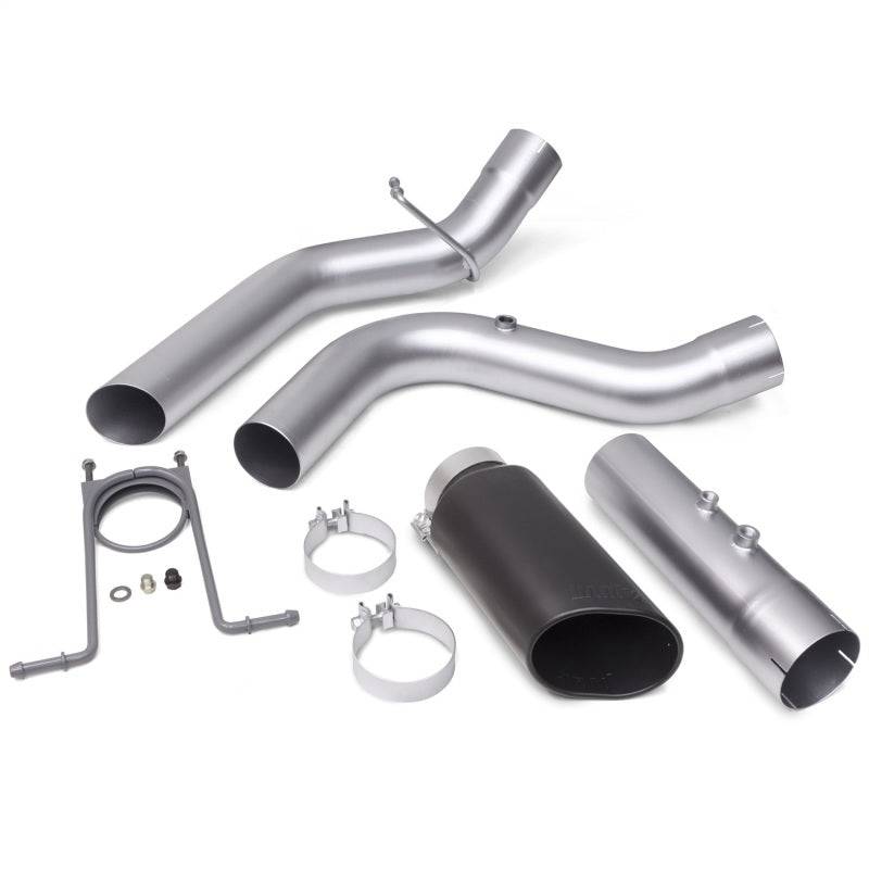 Banks Power 17+ GM Duramax L5P 2500/3500 Monster Exhaust System - SS Single Exhaust w/ Black Tip - Mammoth Racing -
