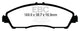 EBC 14+ Acura MDX 3.5 Yellowstuff Front Brake Pads - My Store