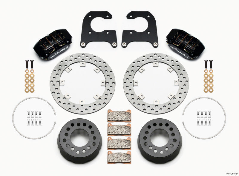 Wilwood Dynapro Lug Mount Single Rear Dynamic Kit SA Drilled M-W/Lamb Ends 1/2in Studs - Mammoth Racing -